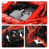 Mould King Technická Stavebnica Športové auto 2688ks, červené