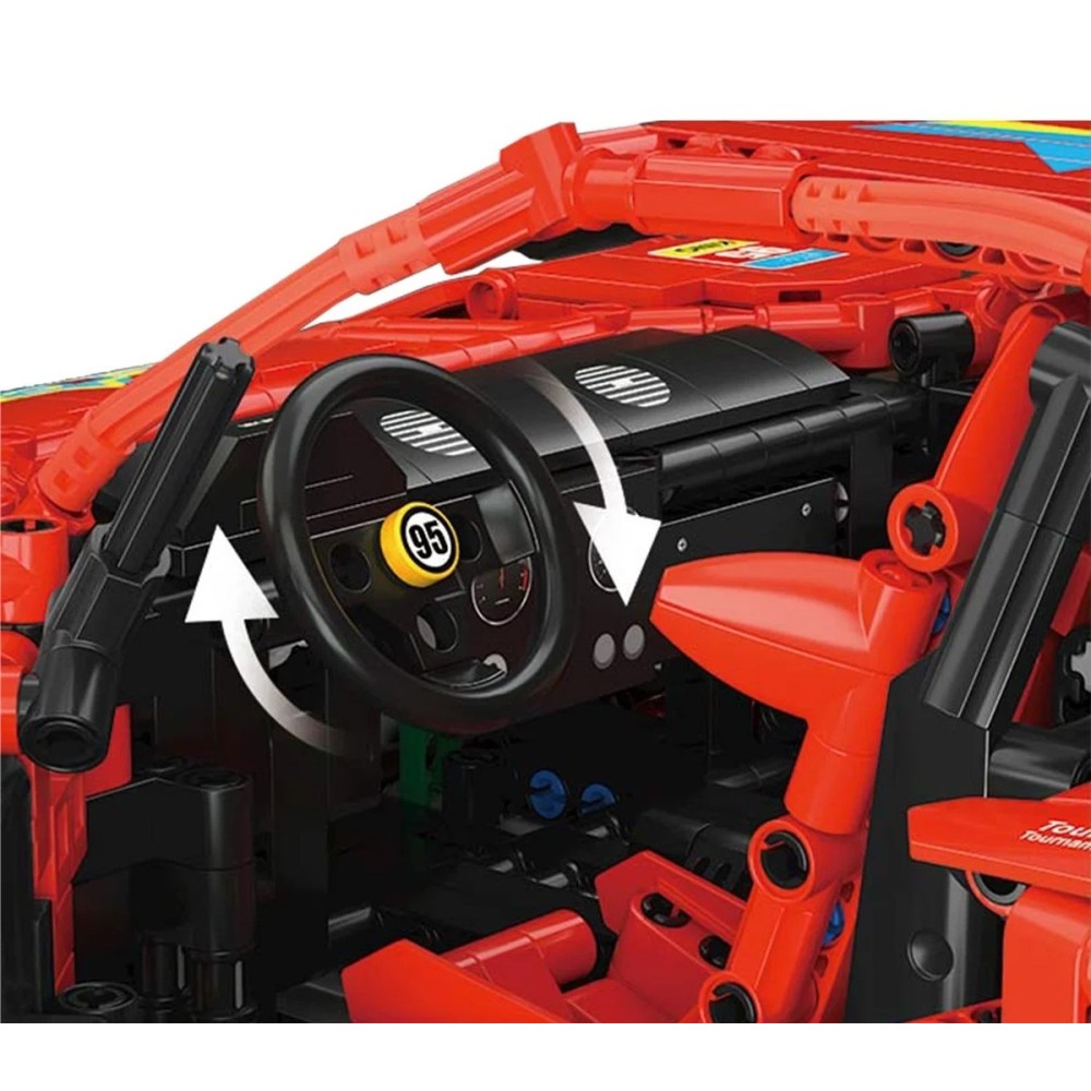 Mould King Technická Stavebnica Športové auto 2688ks, červené