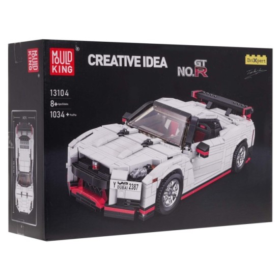 Mould King Techická Stavebnica Športové auto 1034ks, biele