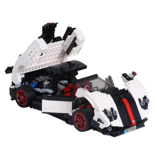 Mould King Technická Stavebnica Športové Auto 960ks, biele