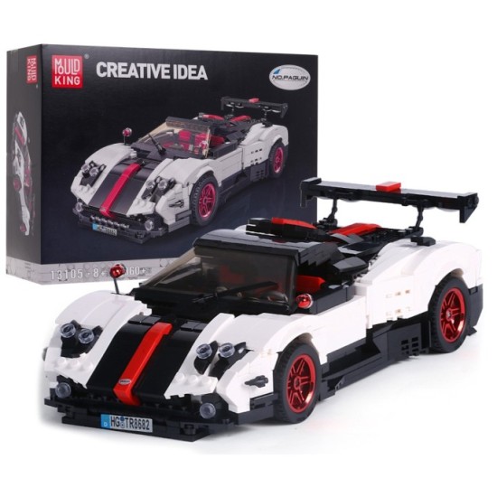 Mould King Technická Stavebnica Športové Auto 960ks, biele