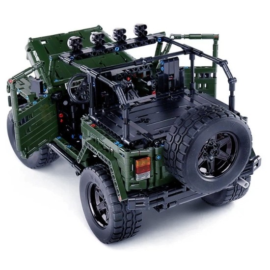 Mould King Technická Stavebnica Jeep Wrangler Off-Road 2078ks, zelený