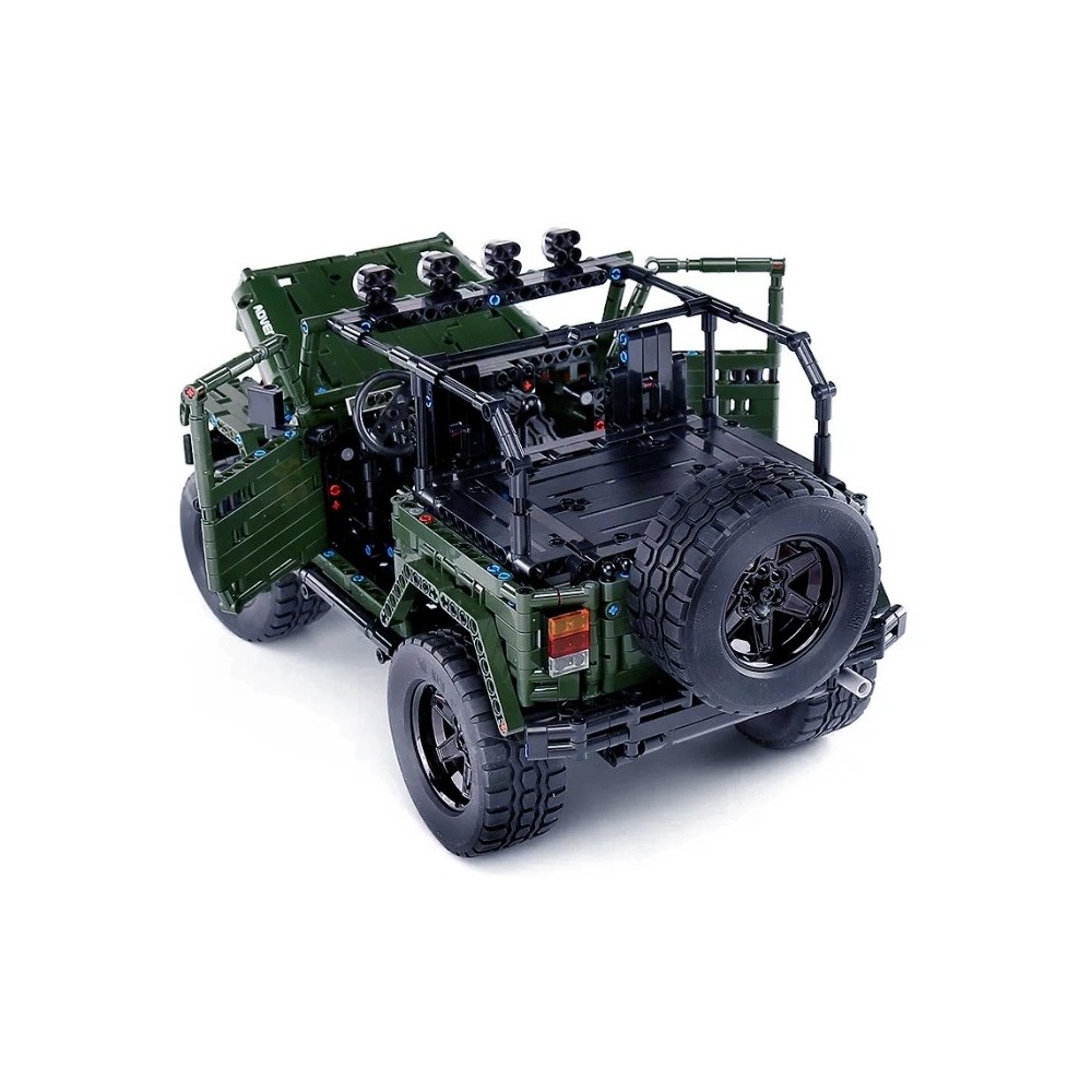 Mould King Technická Stavebnica Jeep Wrangler Off-Road 2078ks, zelený