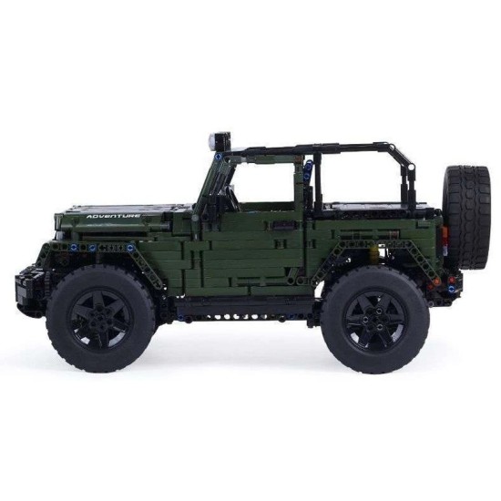 Mould King Technická Stavebnica Jeep Wrangler Off-Road 2078ks, zelený