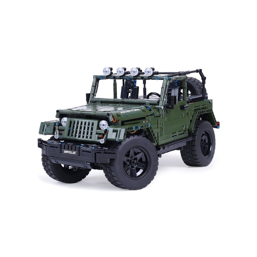 Mould King Technická Stavebnica Jeep Wrangler Off-Road 2078ks, zelený