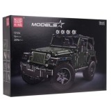 Mould King Technická Stavebnica Jeep Wrangler Off-Road 2078ks, zelený