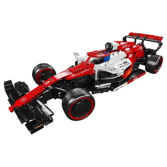Mould King RC Technická Stavebnica Formula 1185ks na diaľkové ovládanie, červená 