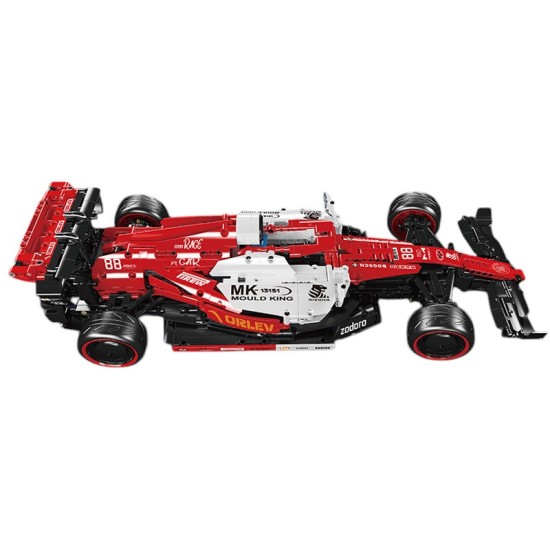 Mould King RC Technická Stavebnica Formula 1185ks na diaľkové ovládanie, červená 