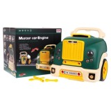 JOKO Detská Autodielňa, Sada Malého Automechanika Kamión s volantom, so svetlom a zvukom, auto na učenie opravovať, zelený