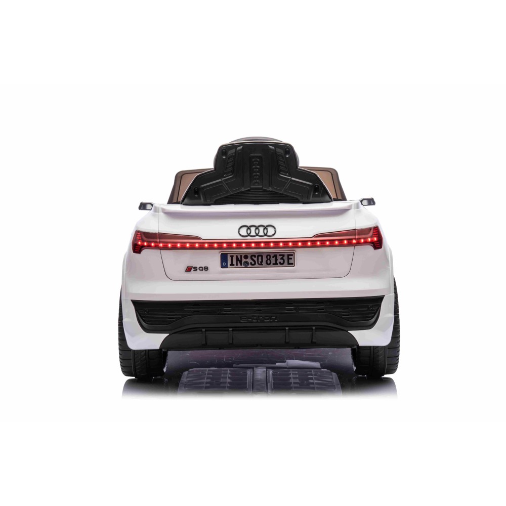 JOKO Elektrické Autíčko Audi SQ8, penové kolesá, kožené sedadlo, biele