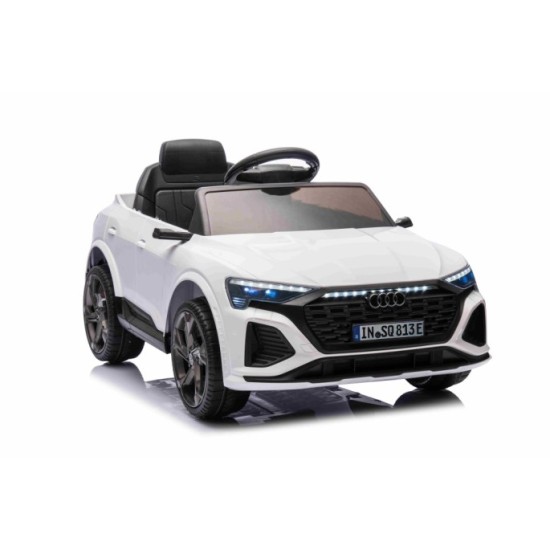 JOKO Elektrické Autíčko Audi SQ8, penové kolesá, kožené sedadlo, biele