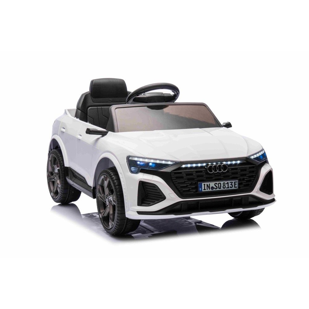 JOKO Elektrické Autíčko Audi SQ8, penové kolesá, kožené sedadlo, biele