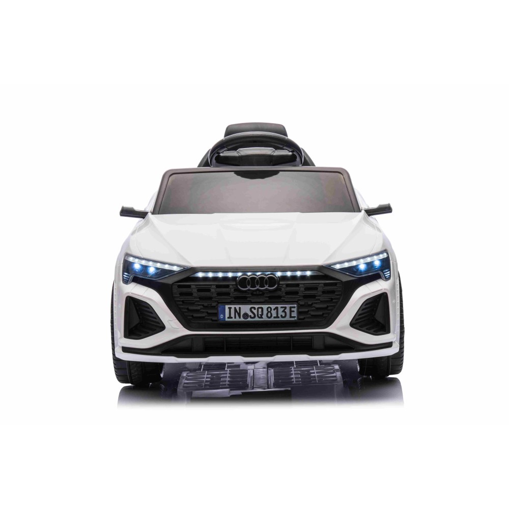 JOKO Elektrické Autíčko Audi SQ8, penové kolesá, kožené sedadlo, biele
