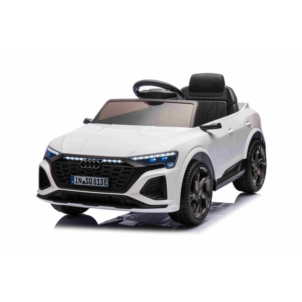 JOKO Elektrické Autíčko Audi SQ8, penové kolesá, kožené sedadlo, biele