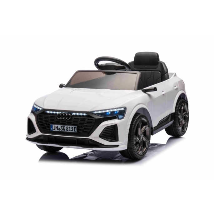 JOKO Elektrické Autíčko Audi SQ8, penové kolesá, kožené sedadlo, biele