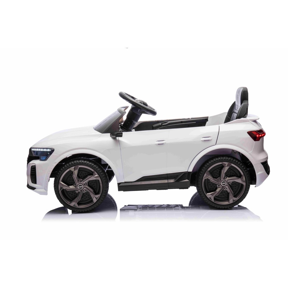 JOKO Elektrické Autíčko Audi SQ8, penové kolesá, kožené sedadlo, biele
