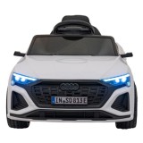 JOKO Elektrické Autíčko Audi SQ8, penové kolesá, kožené sedadlo, biele