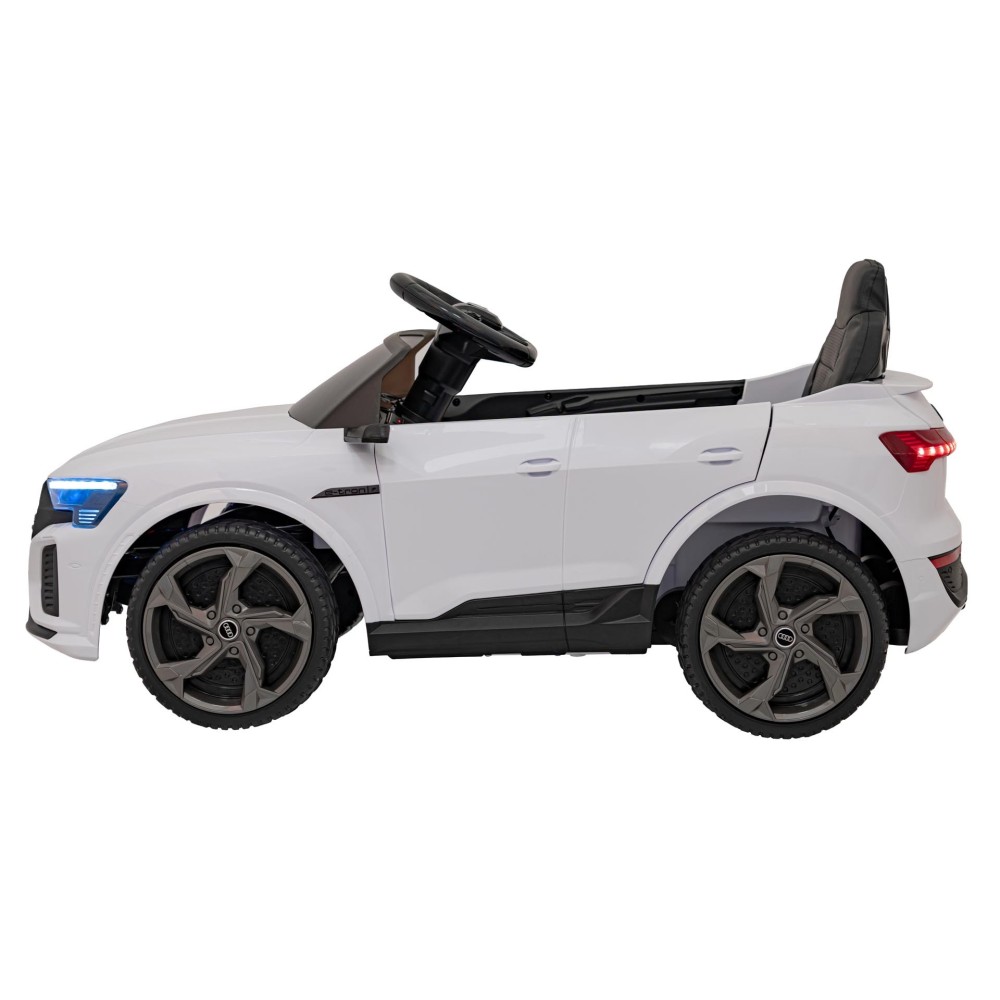 JOKO Elektrické Autíčko Audi SQ8, penové kolesá, kožené sedadlo, biele