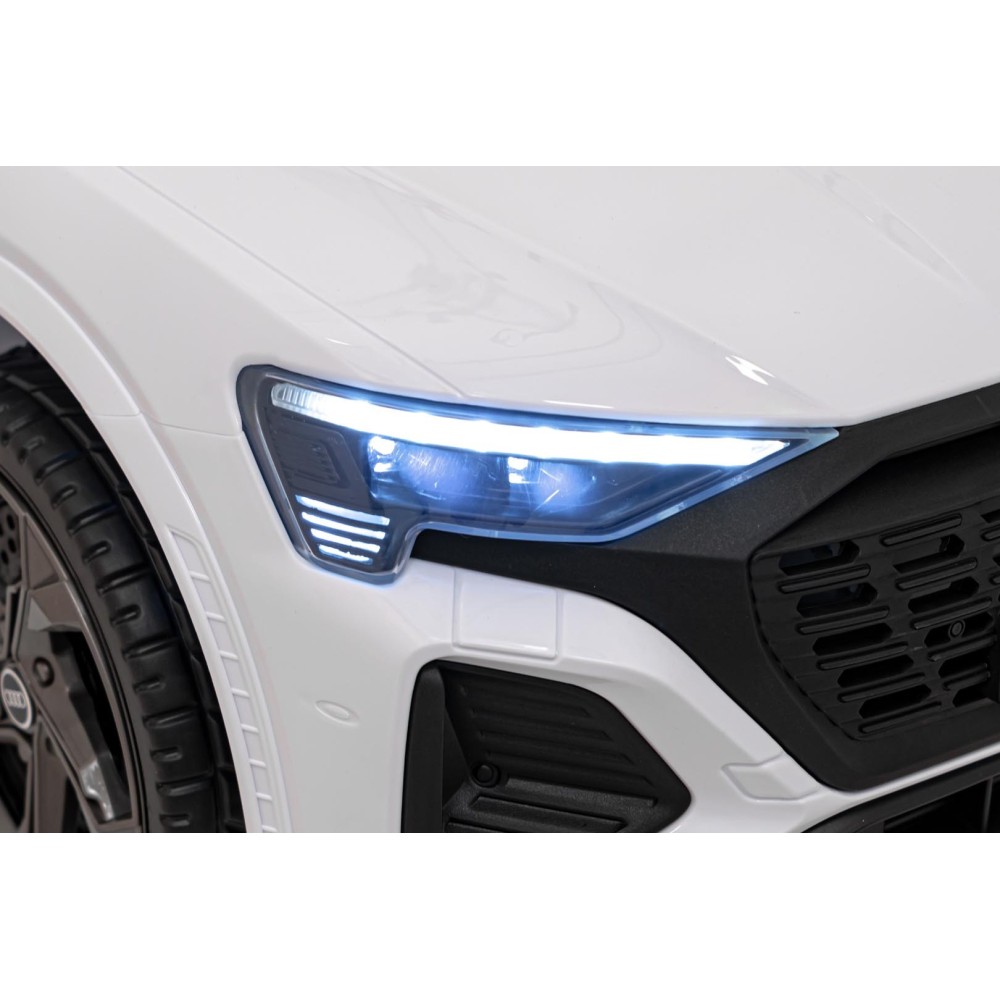 JOKO Elektrické Autíčko Audi SQ8, penové kolesá, kožené sedadlo, biele