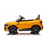 JOKO Elektrické Autíčko Audi SQ8, penové kolesá, kožené sedadlo, žlté