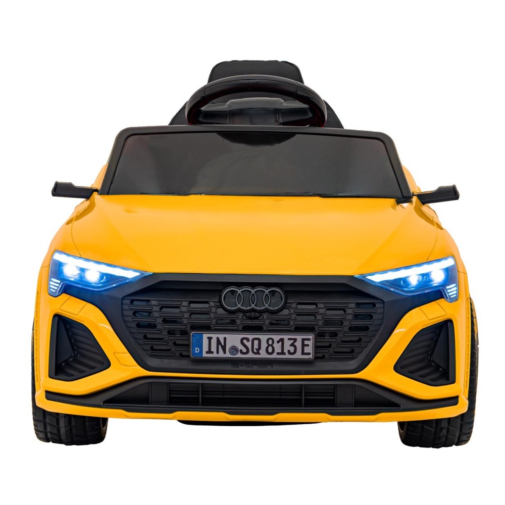 JOKO Elektrické Autíčko Audi SQ8, penové kolesá, kožené sedadlo, žlté
