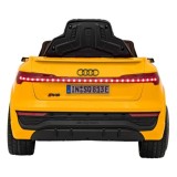 JOKO Elektrické Autíčko Audi SQ8, penové kolesá, kožené sedadlo, žlté