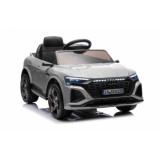 JOKO Elektrické Autíčko Audi SQ8, penové kolesá, kožené sedadlo, sivé