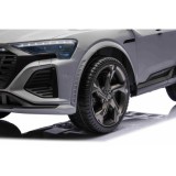 JOKO Elektrické Autíčko Audi SQ8, penové kolesá, kožené sedadlo, sivé