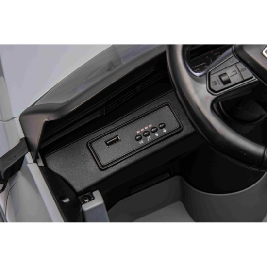 JOKO Elektrické Autíčko Audi SQ8, penové kolesá, kožené sedadlo, sivé
