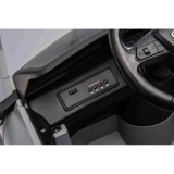 JOKO Elektrické Autíčko Audi SQ8, penové kolesá, kožené sedadlo, sivé