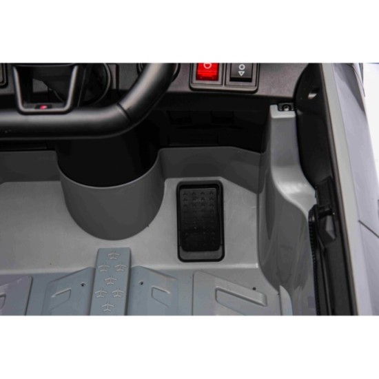 JOKO Elektrické Autíčko Audi SQ8, penové kolesá, kožené sedadlo, sivé