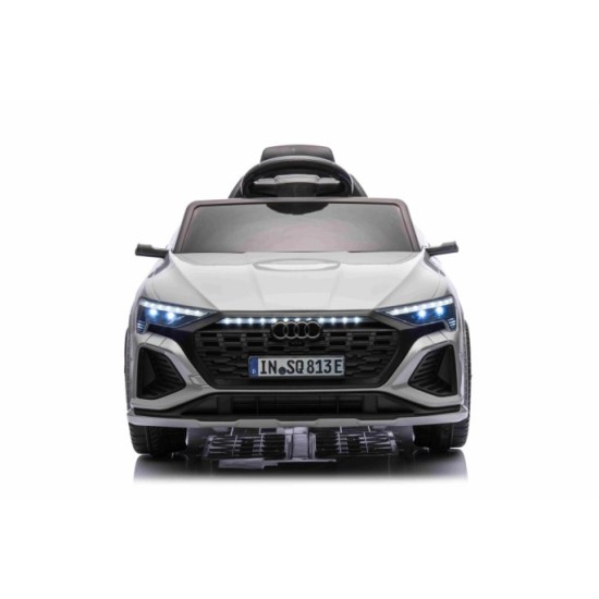 JOKO Elektrické Autíčko Audi SQ8, penové kolesá, kožené sedadlo, sivé