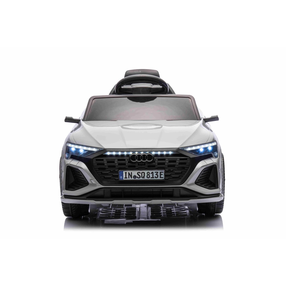 JOKO Elektrické Autíčko Audi SQ8, penové kolesá, kožené sedadlo, sivé