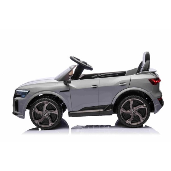 JOKO Elektrické Autíčko Audi SQ8, penové kolesá, kožené sedadlo, sivé