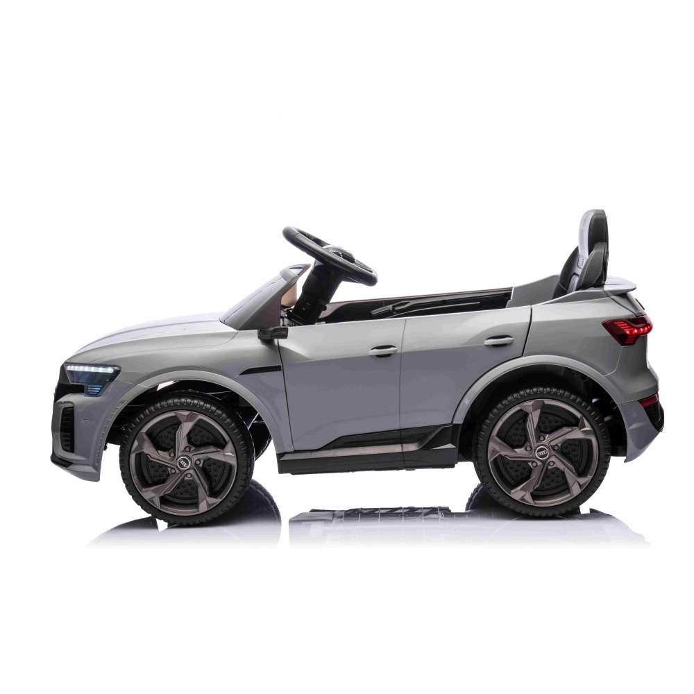 JOKO Elektrické Autíčko Audi SQ8, penové kolesá, kožené sedadlo, sivé