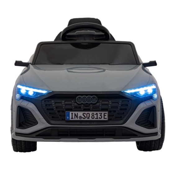 JOKO Elektrické Autíčko Audi SQ8, penové kolesá, kožené sedadlo, sivé