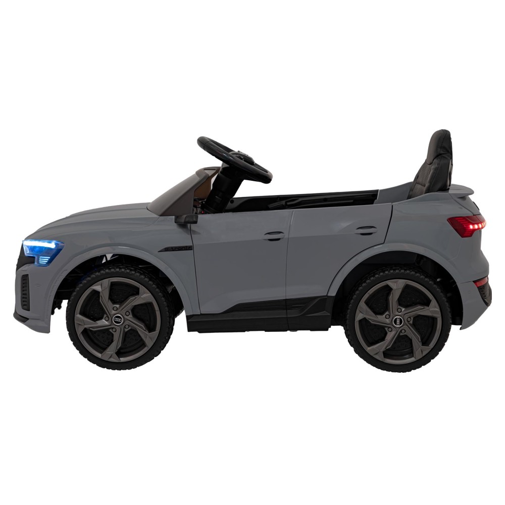 JOKO Elektrické Autíčko Audi SQ8, penové kolesá, kožené sedadlo, sivé