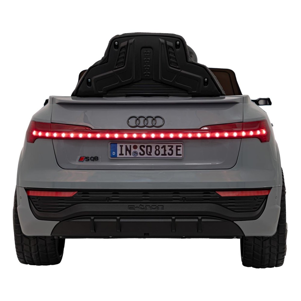 JOKO Elektrické Autíčko Audi SQ8, penové kolesá, kožené sedadlo, sivé
