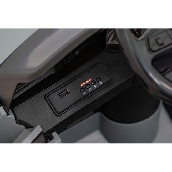 JOKO Elektrické Autíčko Audi SQ8, penové kolesá, kožené sedadlo, sivé