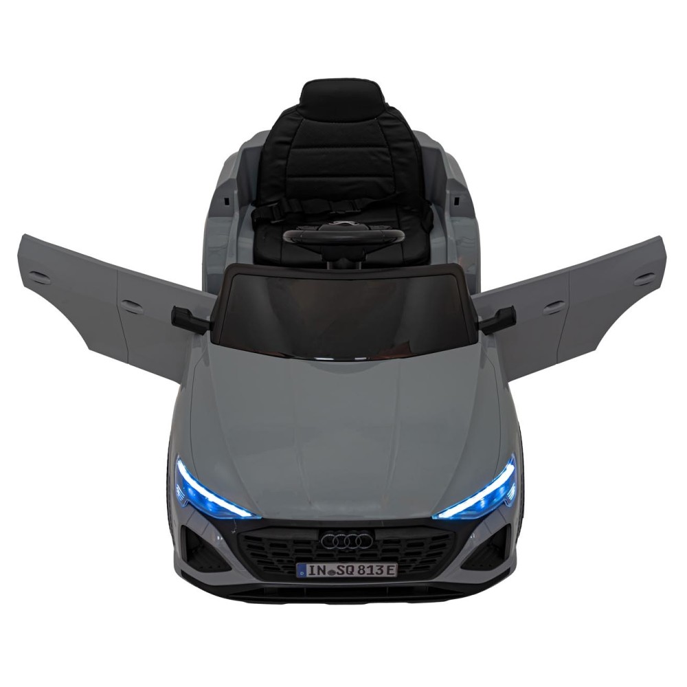 JOKO Elektrické Autíčko Audi SQ8, penové kolesá, kožené sedadlo, sivé