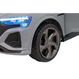 JOKO Elektrické Autíčko Audi SQ8, penové kolesá, kožené sedadlo, sivé