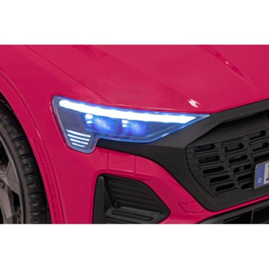 JOKO Elektrické Autíčko Audi SQ8, penové kolesá, kožené sedadlo, ružové