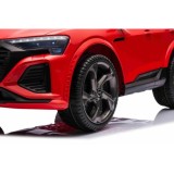 JOKO Elektrické Autíčko Audi SQ8, penové kolesá, kožené sedadlo, červené