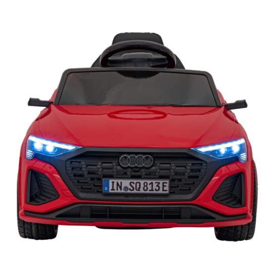 JOKO Elektrické Autíčko Audi SQ8, penové kolesá, kožené sedadlo, červené