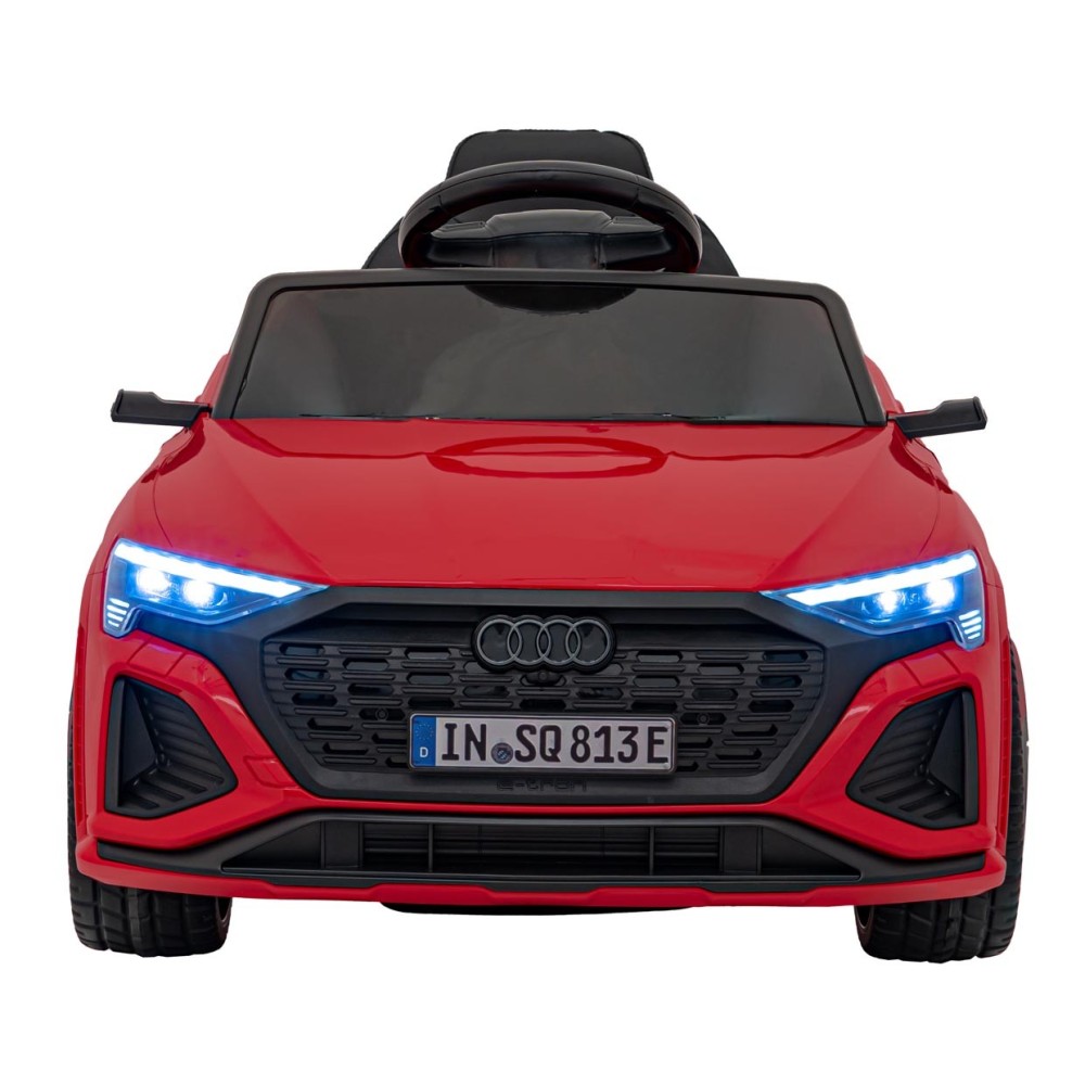 JOKO Elektrické Autíčko Audi SQ8, penové kolesá, kožené sedadlo, červené