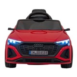 JOKO Elektrické Autíčko Audi SQ8, penové kolesá, kožené sedadlo, červené
