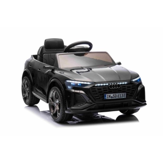 JOKO Elektrické Autíčko Audi SQ8, penové kolesá, kožené sedadlo, čierne