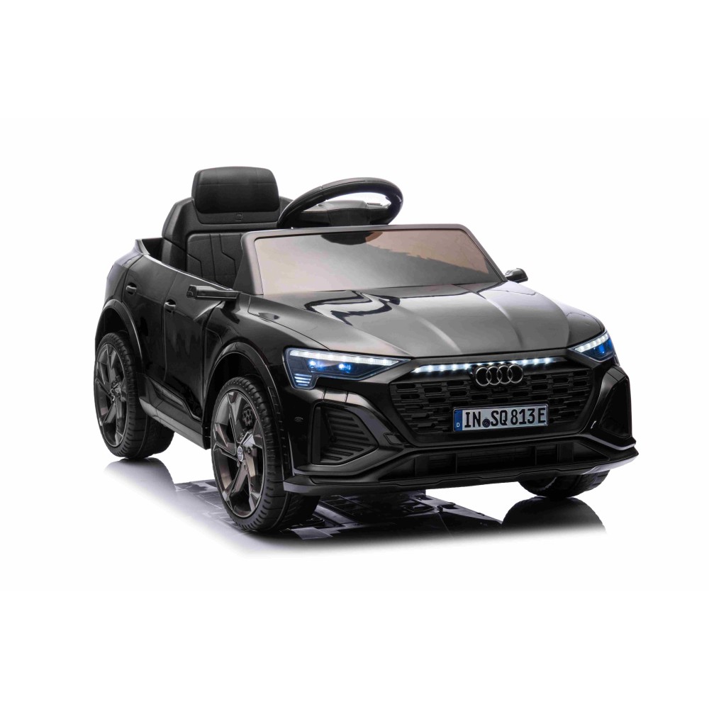 JOKO Elektrické Autíčko Audi SQ8, penové kolesá, kožené sedadlo, čierne