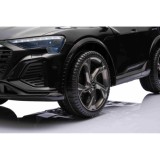 JOKO Elektrické Autíčko Audi SQ8, penové kolesá, kožené sedadlo, čierne