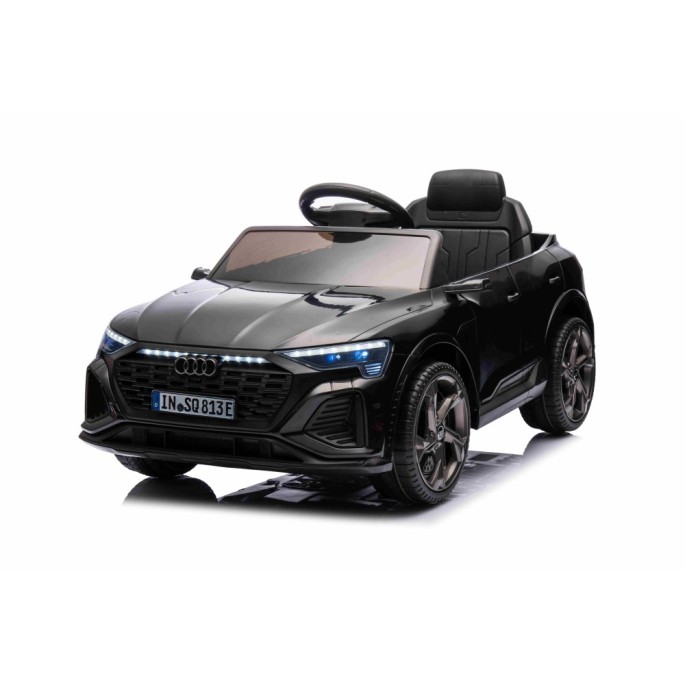 JOKO Elektrické Autíčko Audi SQ8, penové kolesá, kožené sedadlo, čierne